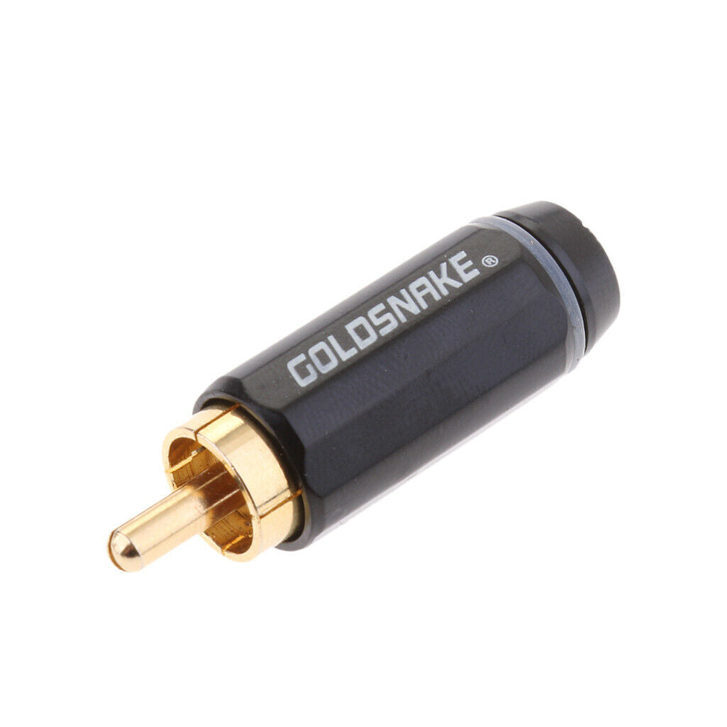 Pack of 2pcs 3.5mm   to RCA Male Plug Mono Female Audio Connector Adapter