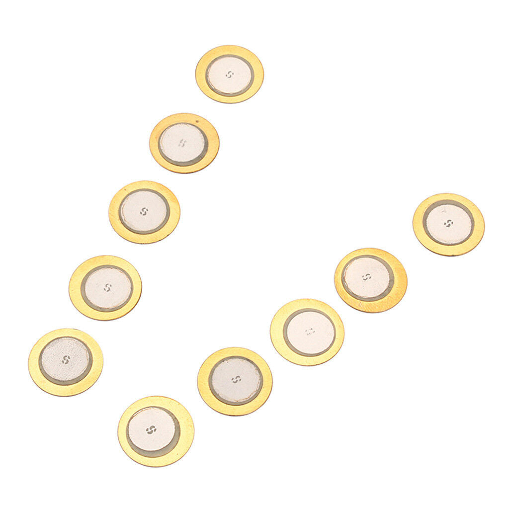 10 Pack 29mm Transducer Elements Buzzer Sounder Sensor   Drum Disc DIY