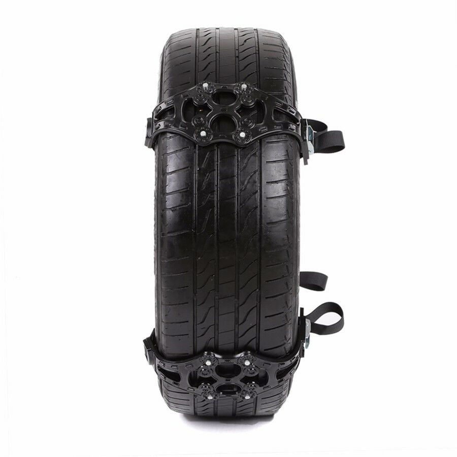 Car Truck Tire Wheel Safety Snow Winter Chain Belt Anti-Skid Black/Yellow Random