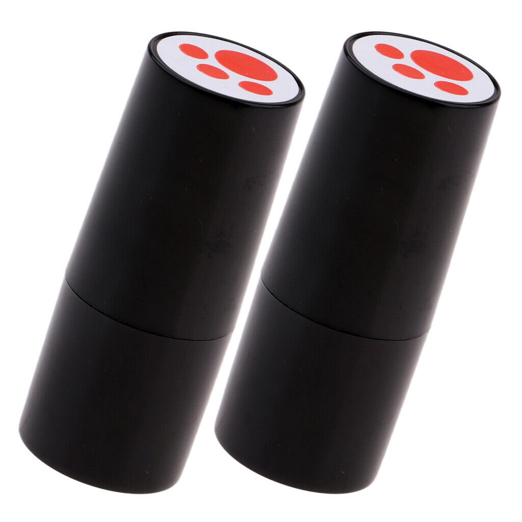 2pcs Golf Ball Stamper Stamp Marker Impression Seal Golfer Souvenir Red Paw