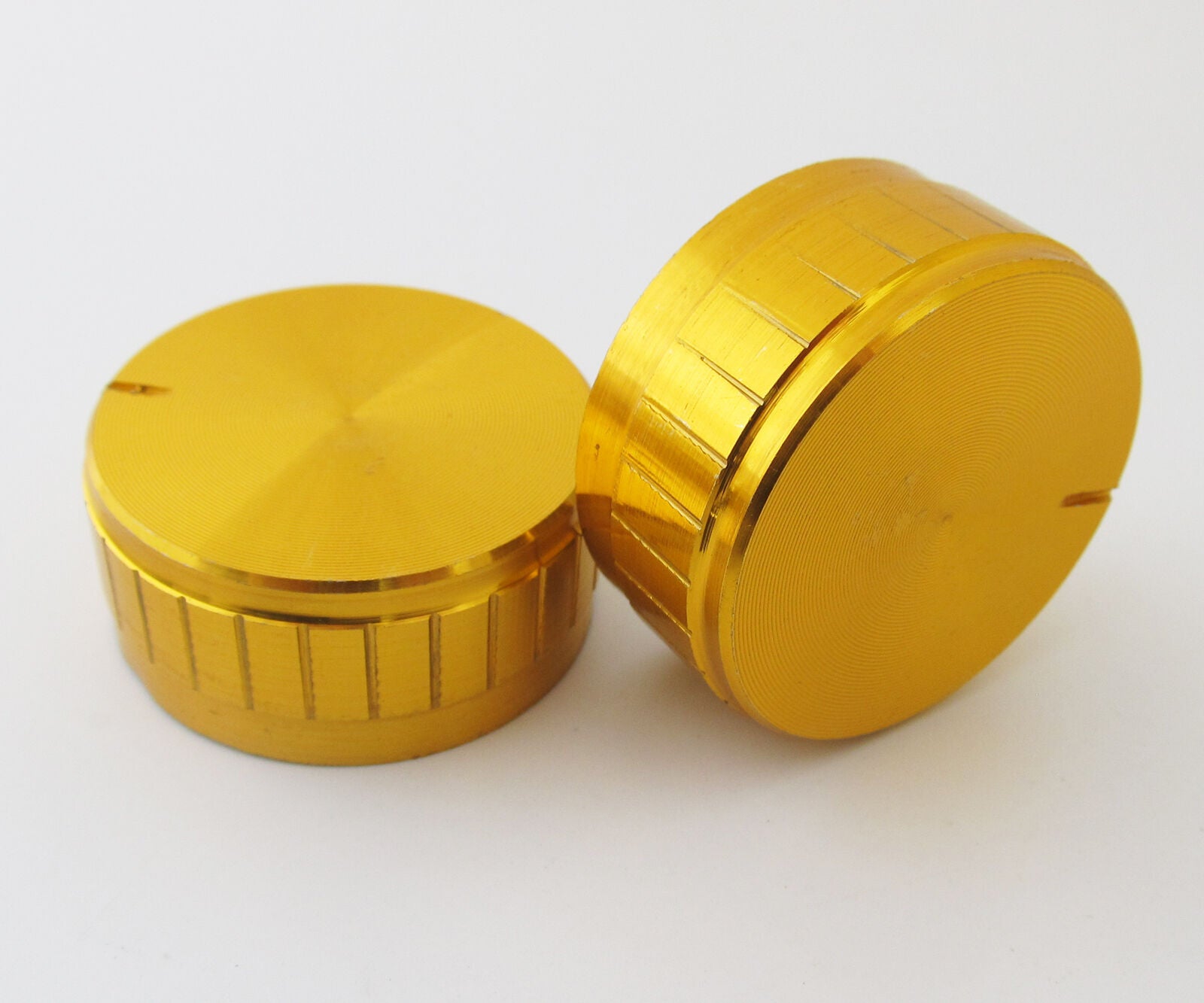 10pcs 3color 40x17mm Circular Knob Aluminium Cover for Audio Volume Tone Control