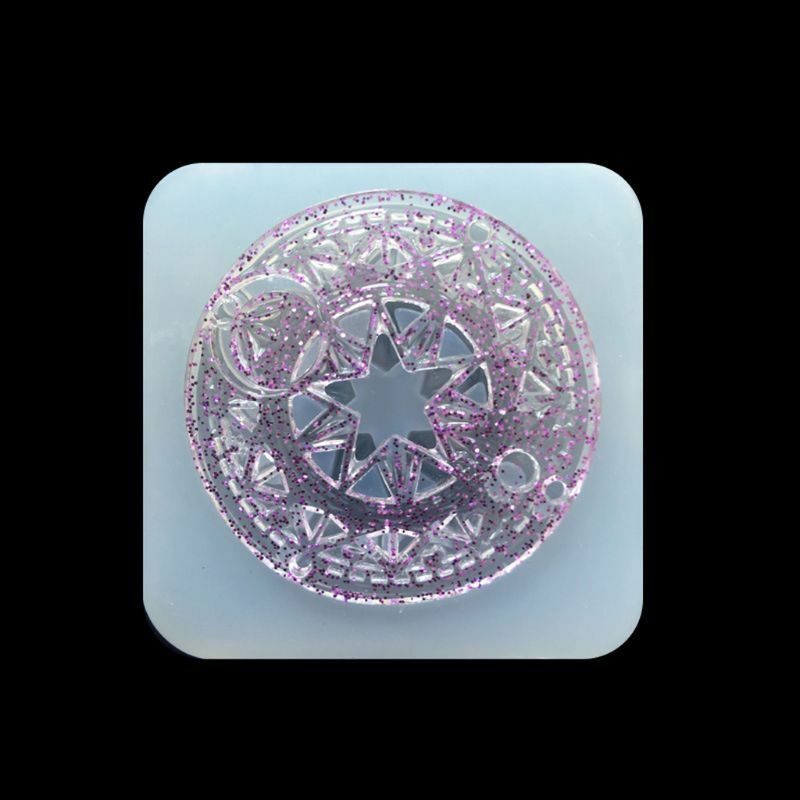 Magic Circle Mold Fondant Baking Tool Jewelry Chocolate Cake Decor Silicone Mold