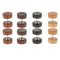 4 Pairs of Wood Wood Studs Studs Piercings Screw Hypoallergenic Jewelry