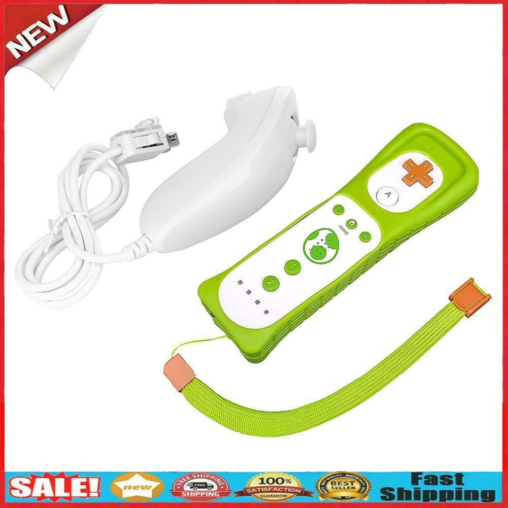Remote Nunchuck Controller Built in Motion Plus Wireless For Nintendo Wii /Wii