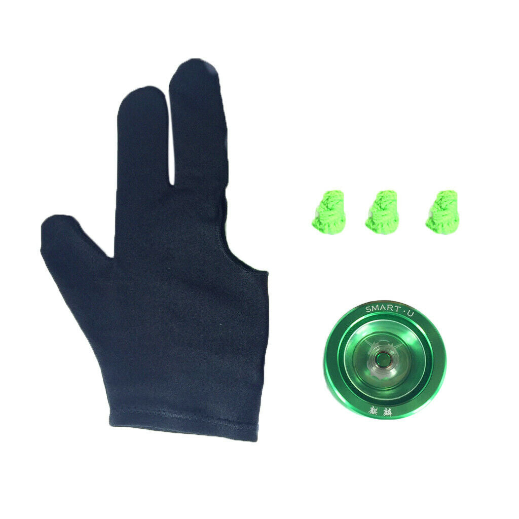 New Professional YoYo Ball Bearing String Trick Alloy Kids Toys Green Outdoor