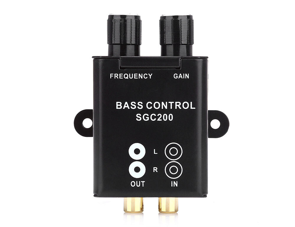 Car Remote Level Volume Amplifier Subwoofer Equalizer Crossover Bass Controller