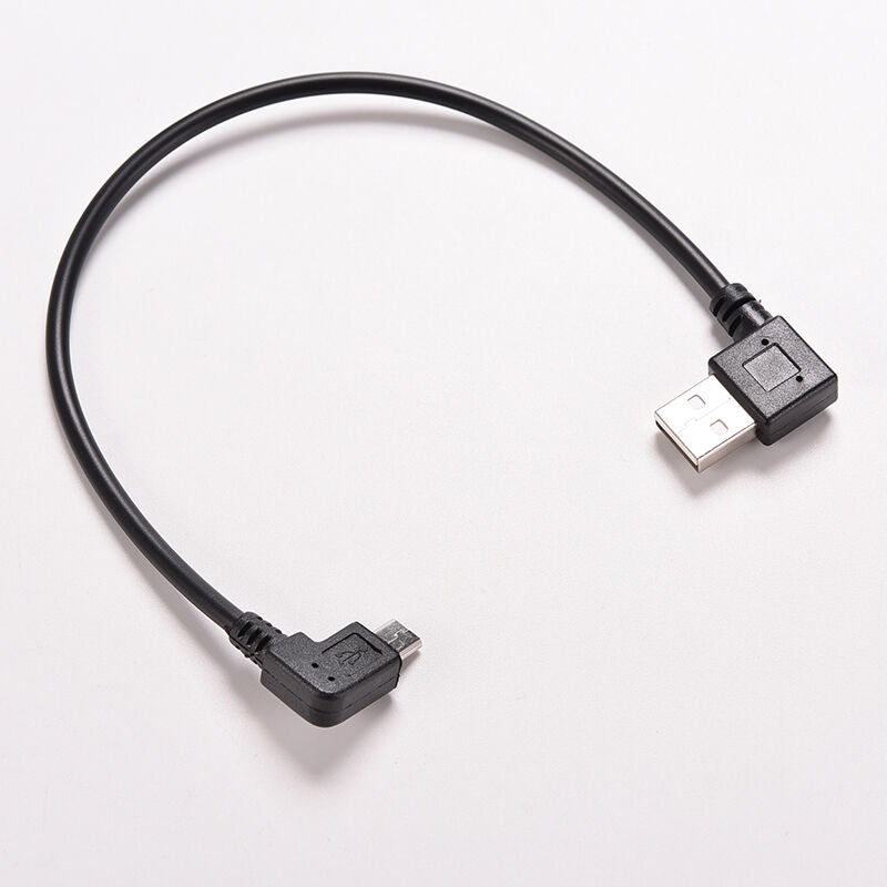 Micro USB 5 Pin Male to USB 2.0 A Male Cable Converter 90 Degree Adapter .l8