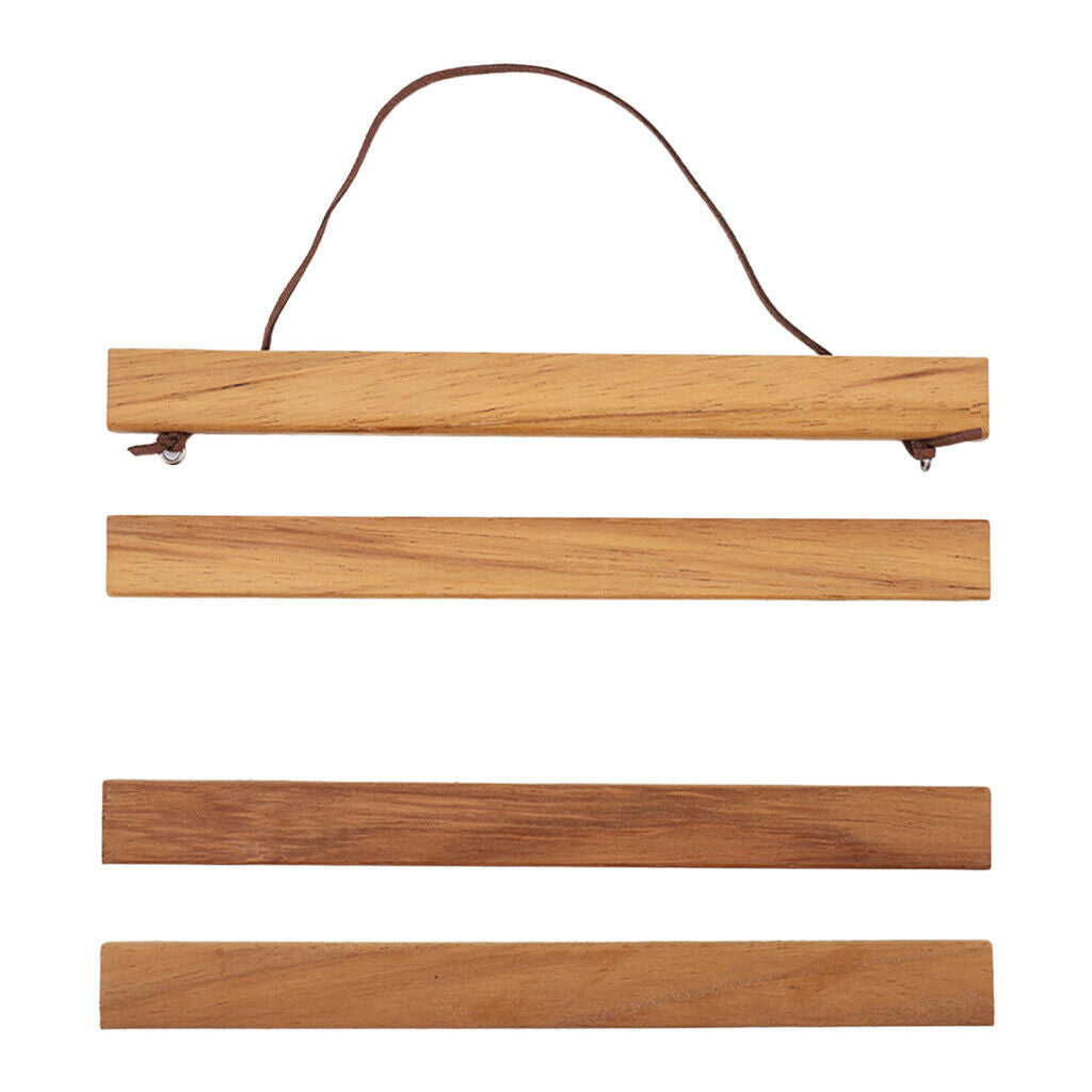 Wooden Poster Hanger Decorative Artwork for Canvas Picture Art Decor 8inch