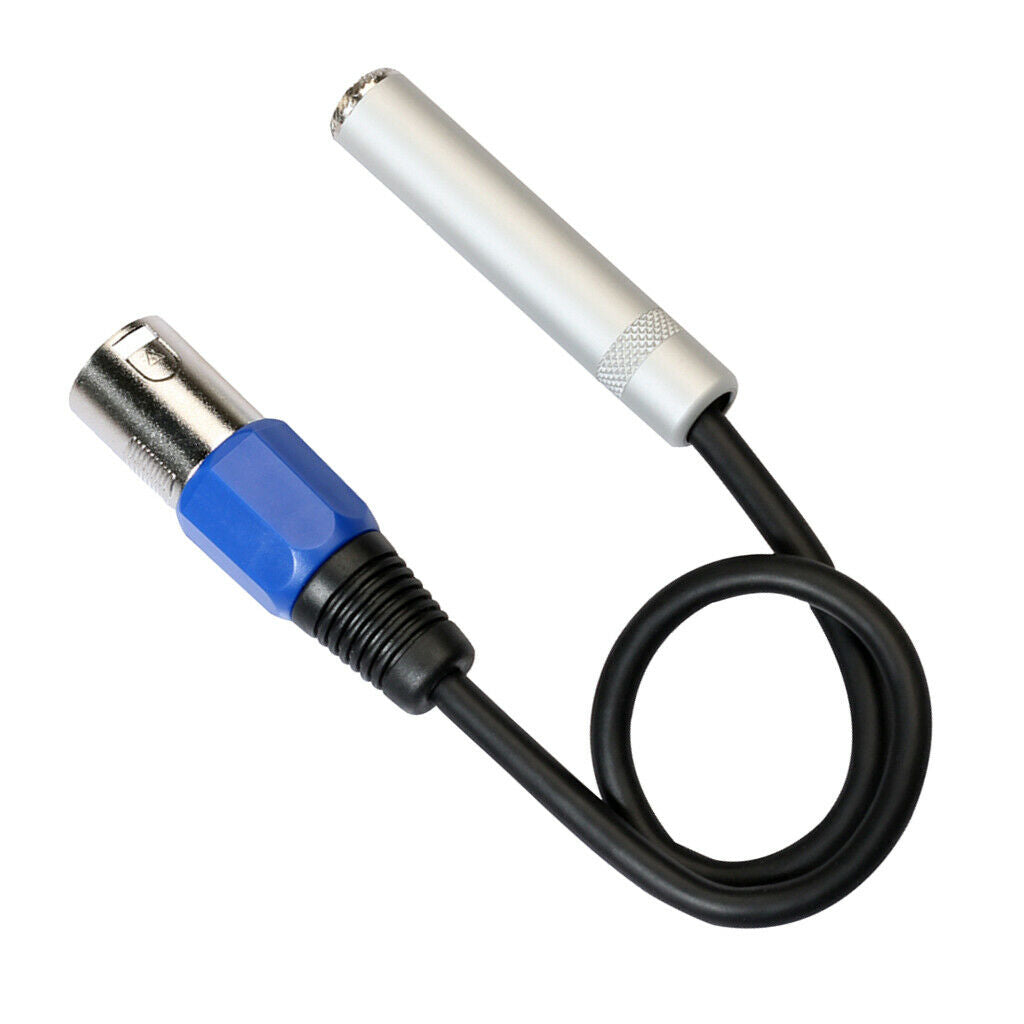 6.35mm Female Socket To XLR Male Cable Musical Instrument Audio Equipment