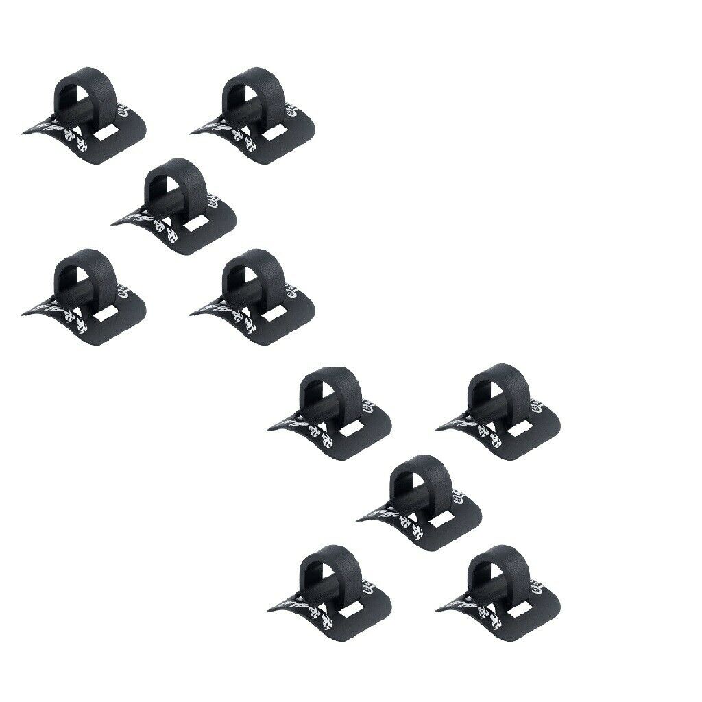 10pcs Bike Bicycle MTB C-Clips Buckle Hose Brake Shift Cables Housing Guide