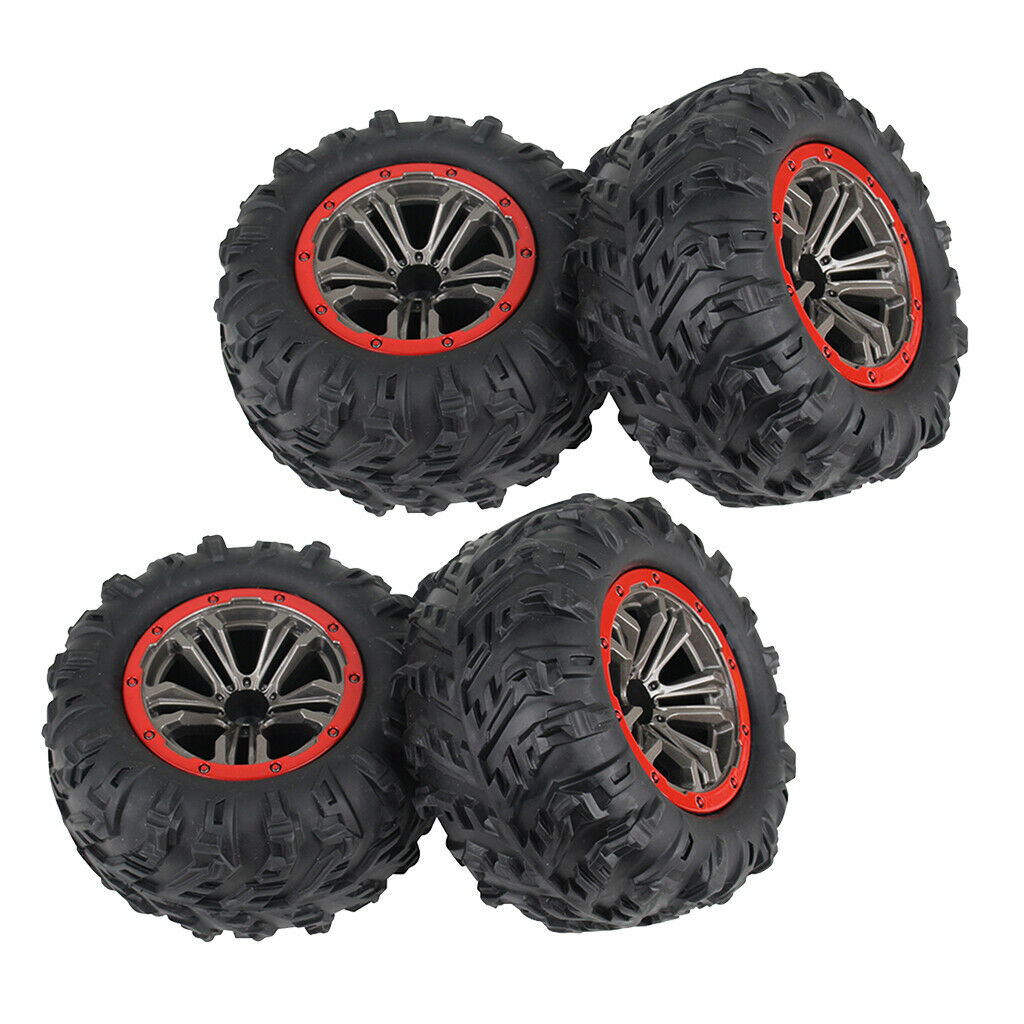 4pcs XINLEHONG 9125 1/10 RC Car Tire 4WD 46km/h RC Racing Car Durable Parts