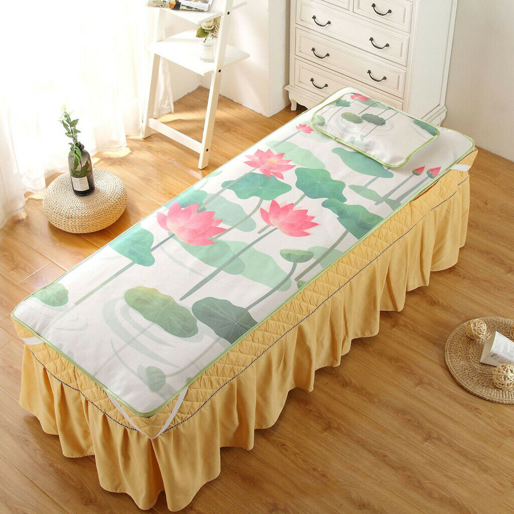 Cooling Washable Acupuncture Massage Table Bed Fitted Pad Cover Sheet 04