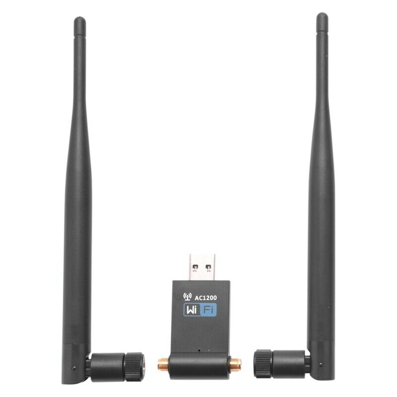 Wireless Usb Wifi Adapter, 1200Mbps Dual Band 2.4Ghz/300Mbps 5Ghz/867Mbps DualR7