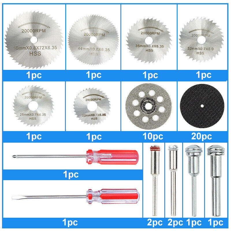36-Piece Electric Grinder Set, Metal Tool Electric Grinder Accessories
