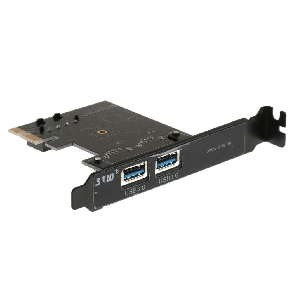 PCI-E to USB3.0 2-Port Express Card with 1 USB3.0 20pin Port&4pin Power Port