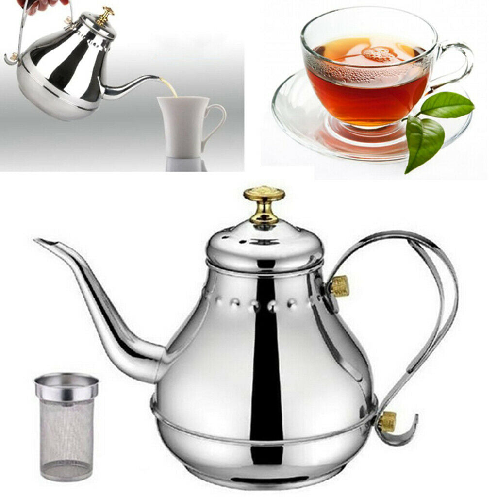 Swan Neck Kettle Pour Over Coffee Water Tea To Throw The Stainless Steel