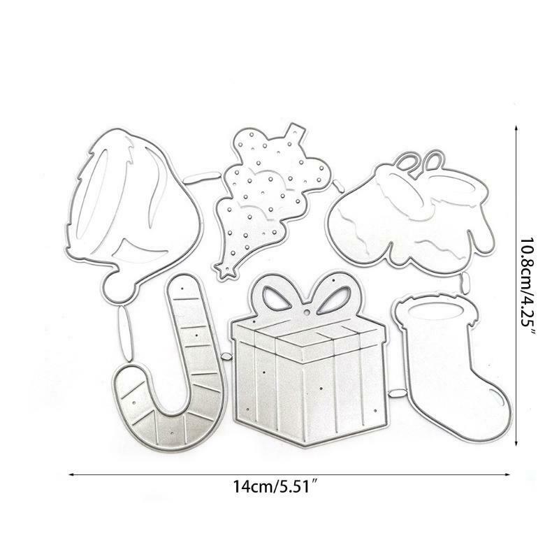 Christmas Stocking Tree Metal Cutting Dies Stencil DIY Scrapbooking Album Paper