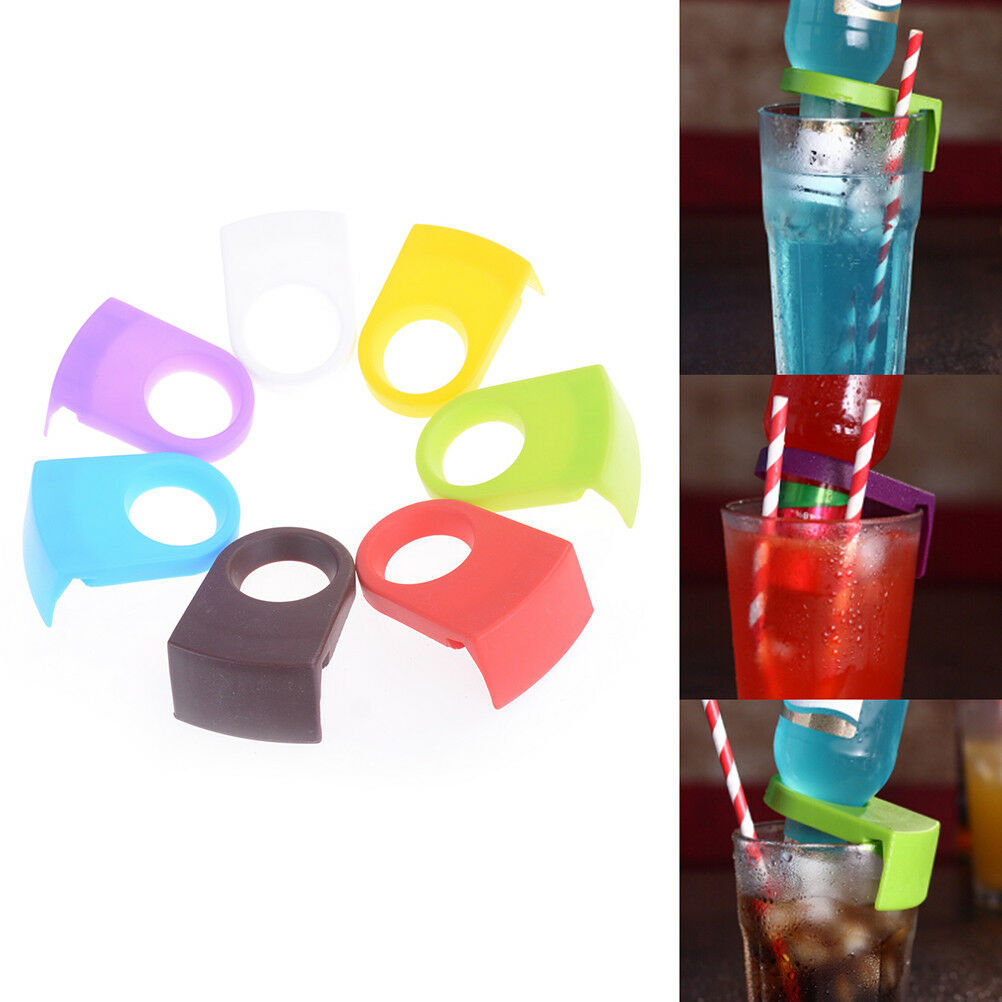 2x Beer Bottle Holder Clip Cocktail Glass Cup Goblet Clip Tool Bar Club m.l8