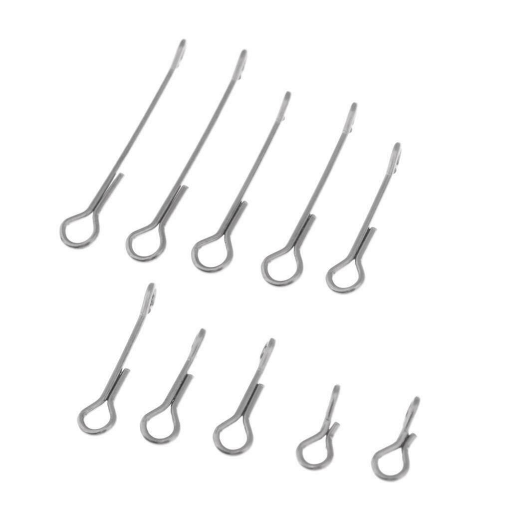 Lots 60 Fly Tying Articulated Shanks Fishing Flies Body Tackle 5 Sizes