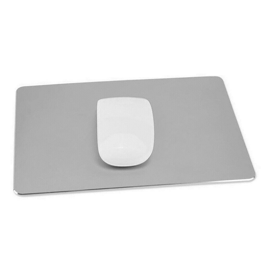 Aluminum Alloy Mousepad Office Game Super Smooth Mouse Wrist Pad Sliver