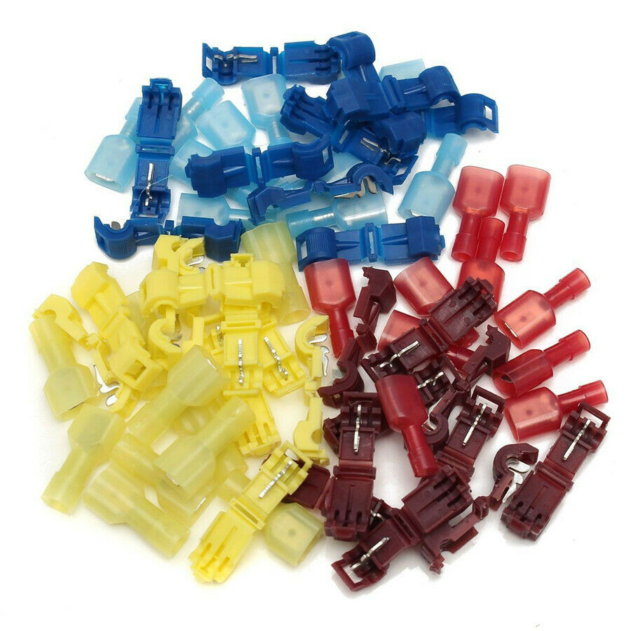 220pcs T-Tap Quick Splice Wire Cable Connector Wire Crimp Car Audio Terminals