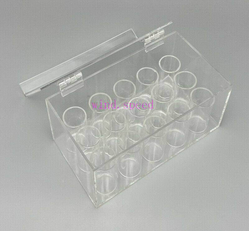 Dental Orthodontic Ligature Tie Holder Storage Box Acrylic Transparent Container