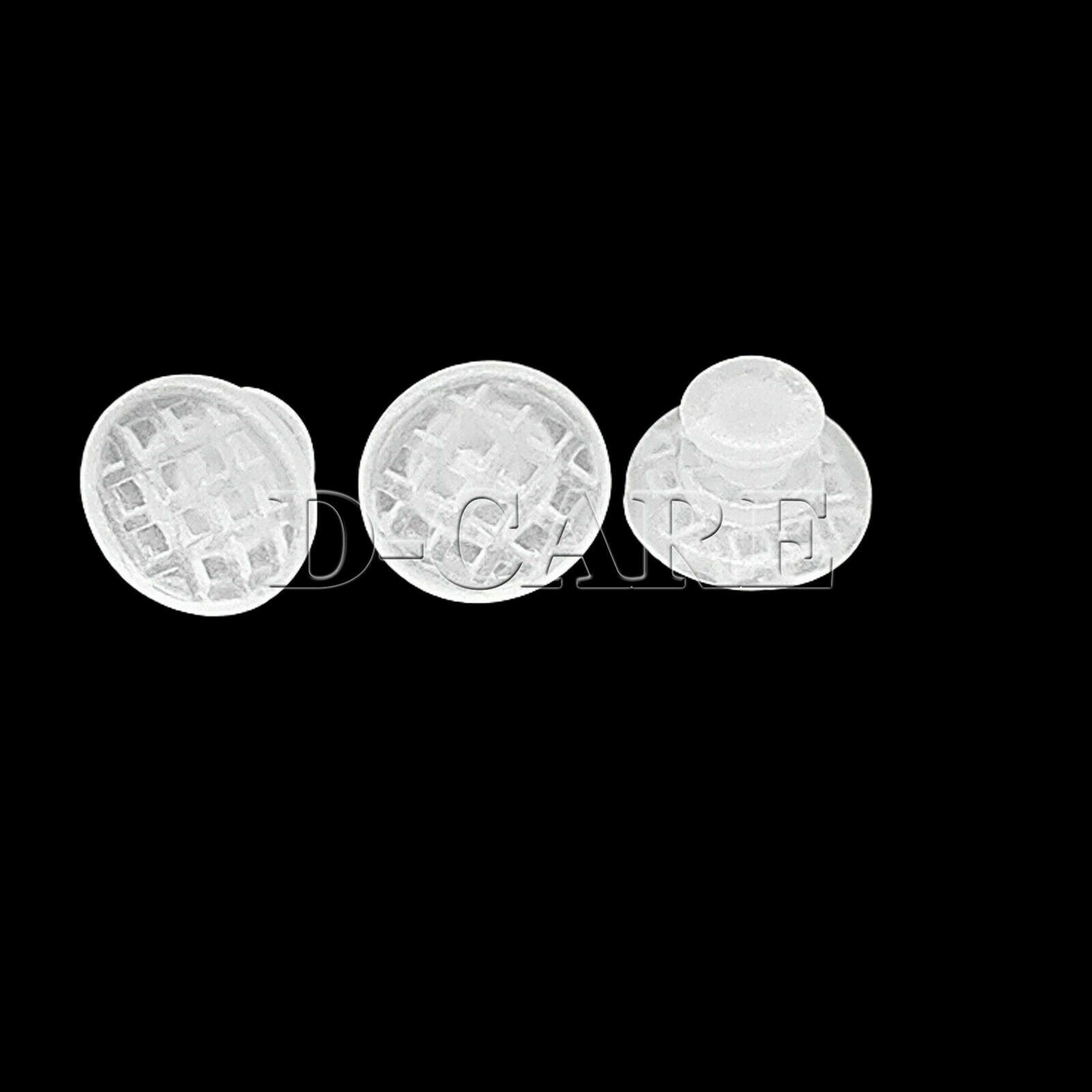 10pcs/pack Dental Orthodontic Lingual Buttons Bondable Round Flat Ceramic DC