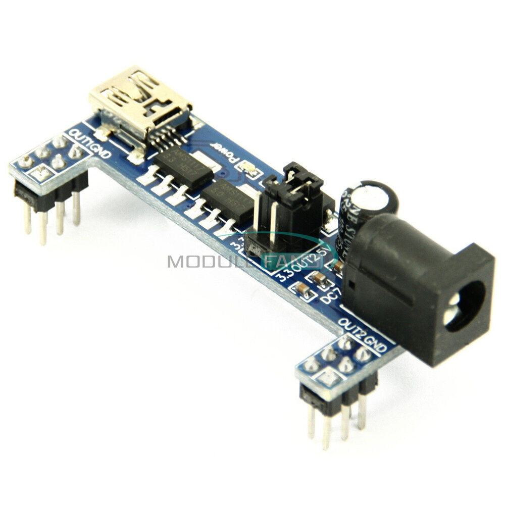 10PCS Mini USB MB102 Breadboard Power Supply Module 3.3V 5V F Solderless Arduino