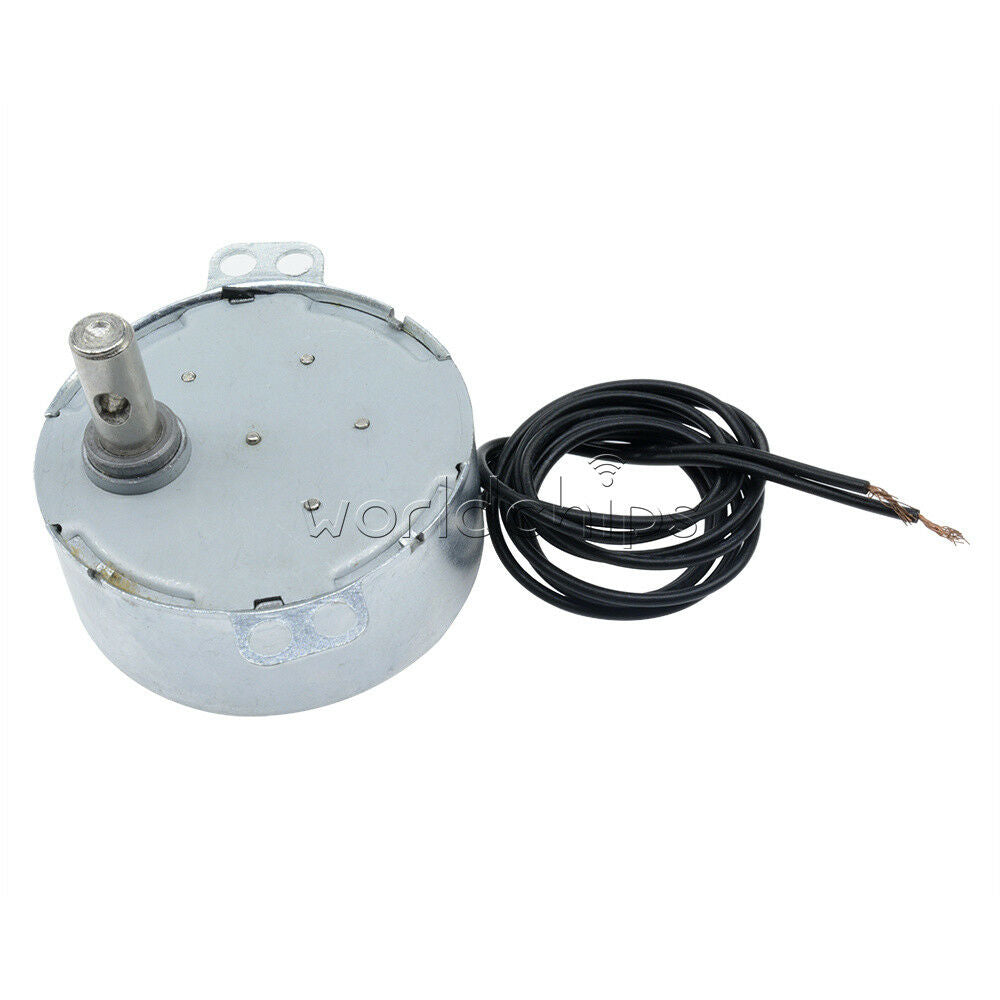 TYC-50 Turntable Synchronous Synchron Motor 50/60Hz AC 220V 4W 5-6 RPM CCW/CW