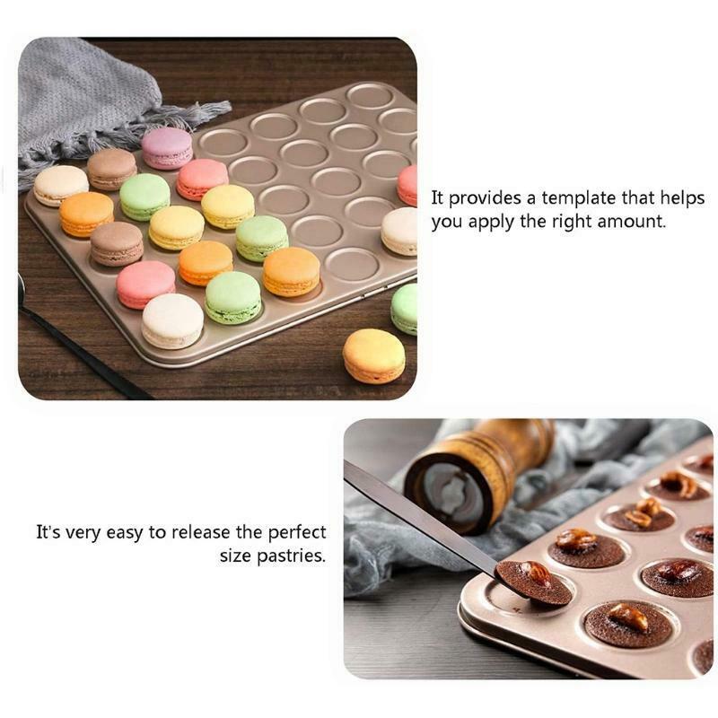 35 Cavity Non-Stick Macaroon Biscuits Cookie Bakeware for Oven Baking Kitchen