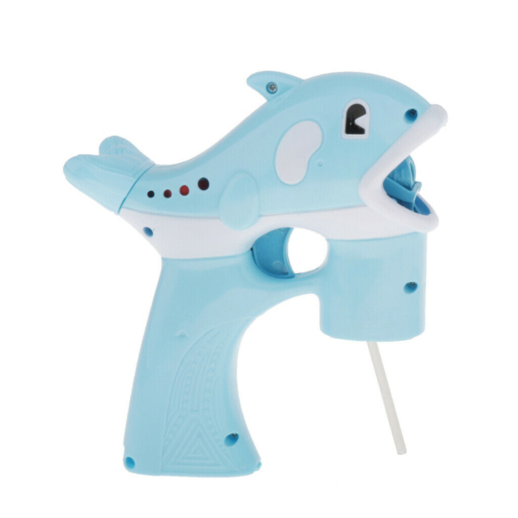 Cartoon Cute Kids Machine Gun Dolphin Electric Blower Toys Blue,Dolphin