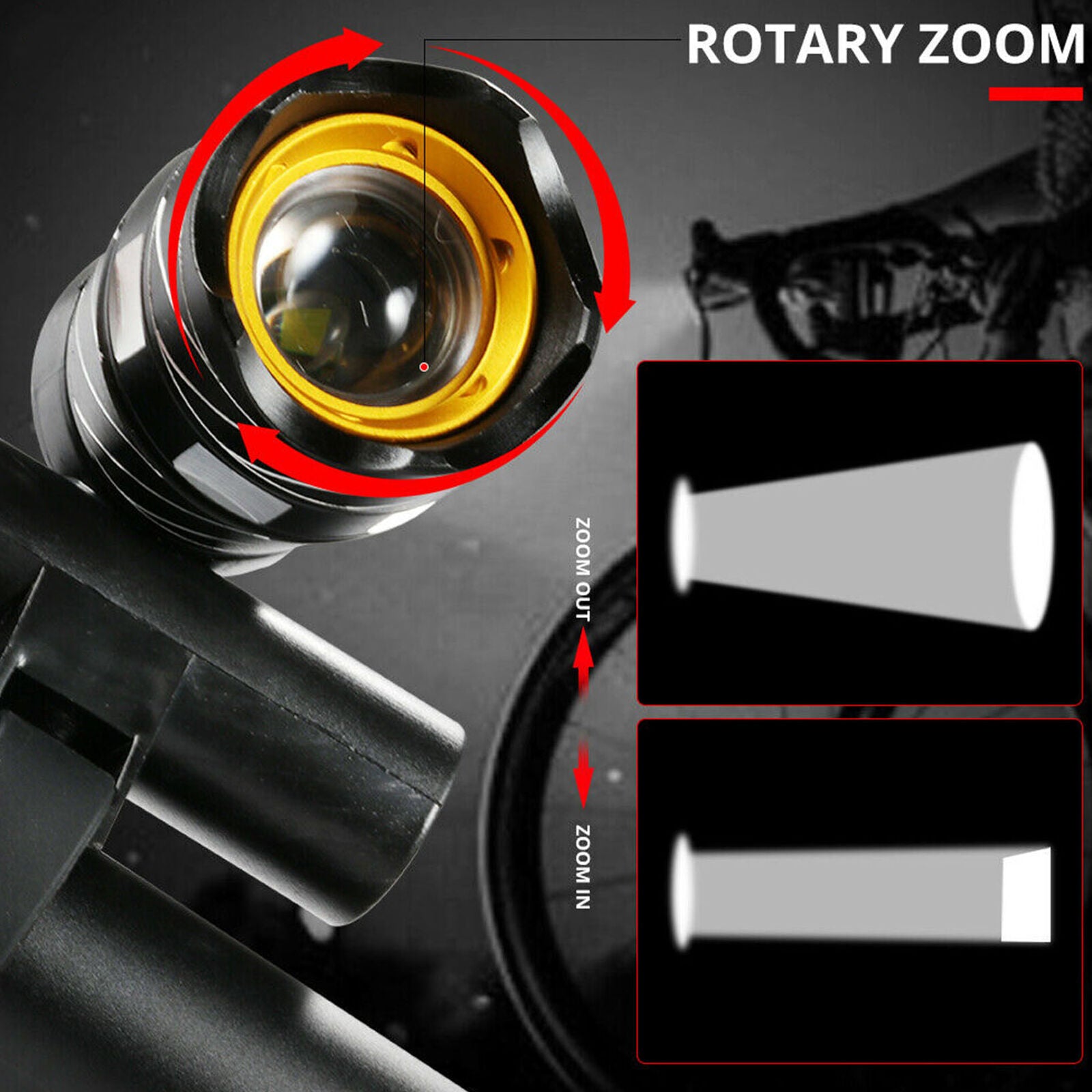 15000LM XM-L T6 LED MTB Bicycle Light Bike Front Headlight USB Rechargeable