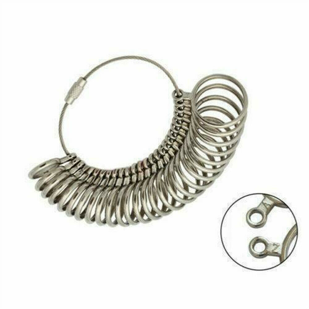 Ring Sizer Finger Measure For Men Women UK / EU Sizes A - Z +6 Gauge Official UK