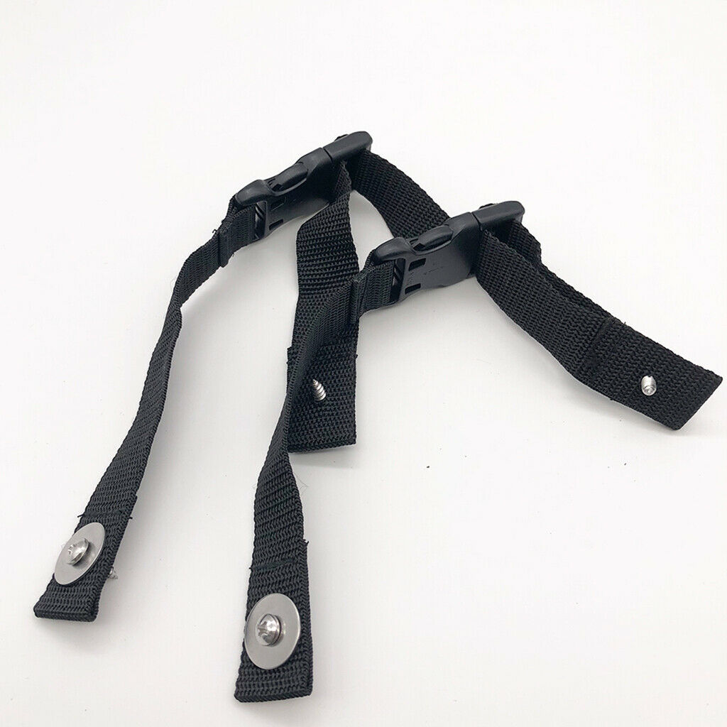 2pcs Kayak Center Console Lid Strap Webbing Holder with Quick-Release Buckle and