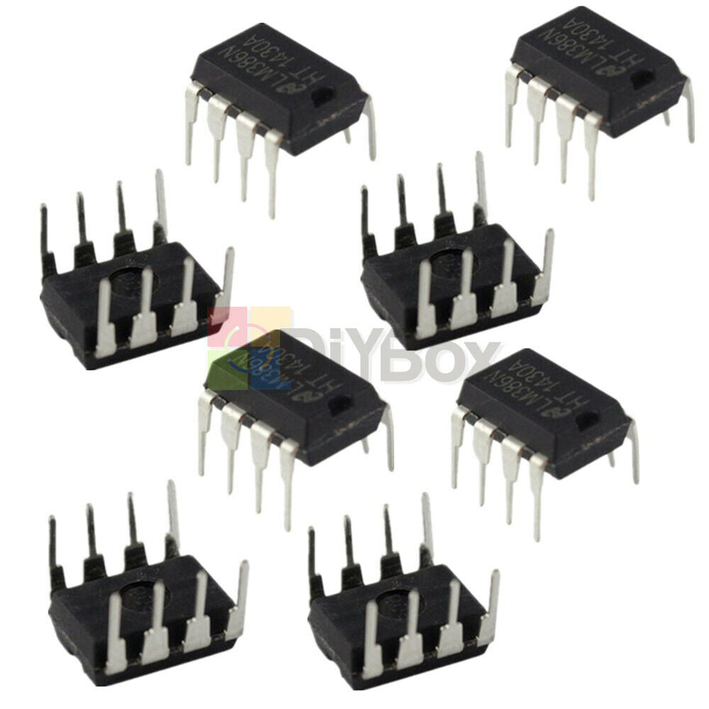 20PCS LM386 LM386N DIP-8 Audio Power AMPLIFIER IC Test Equipment