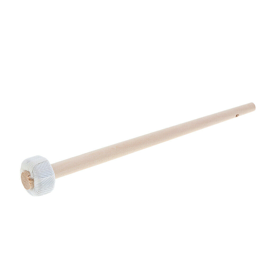 1pc Small Wooden Cymbal Gong Mallet Hammer