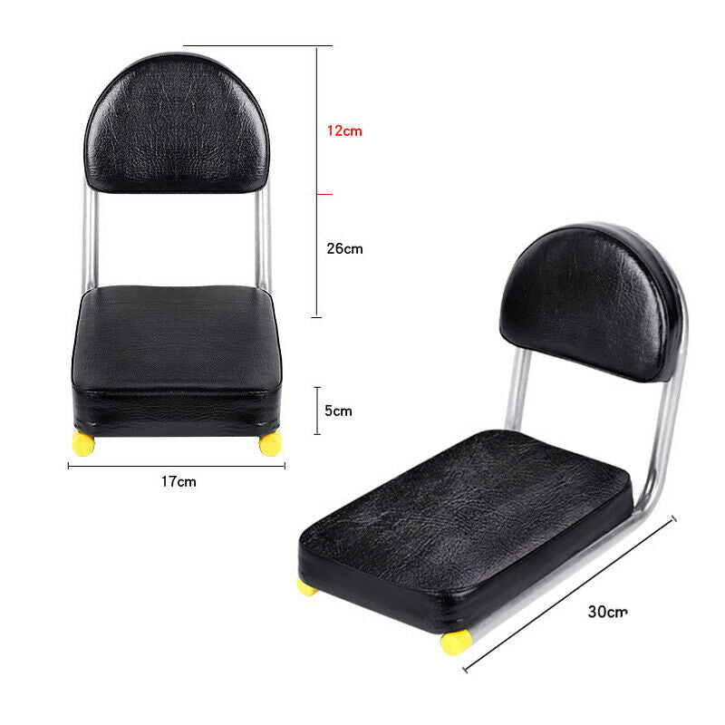 1PCS Bicycle E-Bike Padded Rear Seat Back Rest Passenger Extended Sponge Cushion