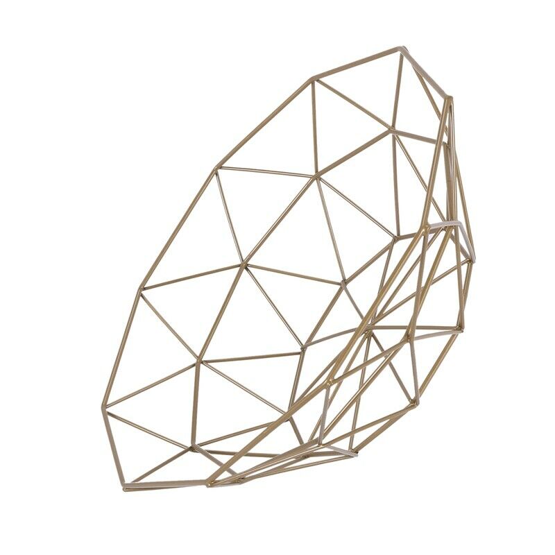 Chic Metal Table Storage Basket Modern Minimalist Scandinavian Nordic Hollow DE7