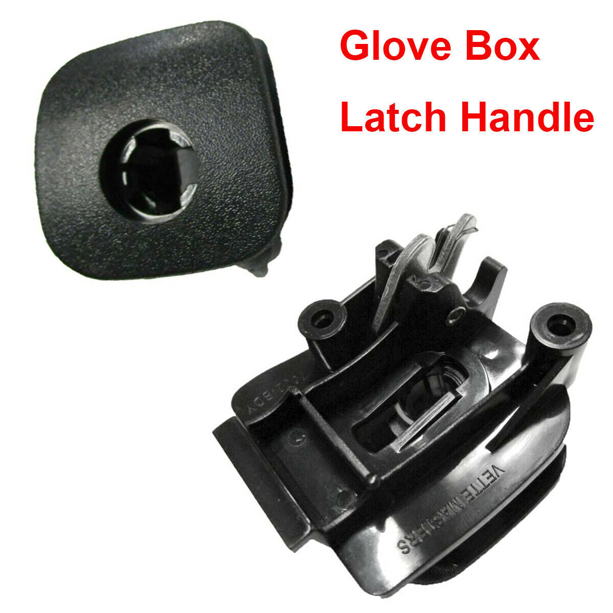 1 Set Black V  Glove Box Latch Handle Assembly For Chevrolet Corvette C6 2005-13