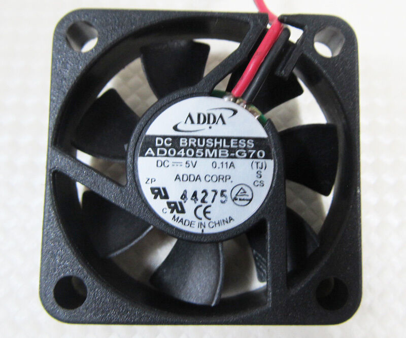 5pcs ADDA AD0405MB-G70 40x40x10mm 4010 DC 5V 2Ball Cooling Fan 2pin Connector