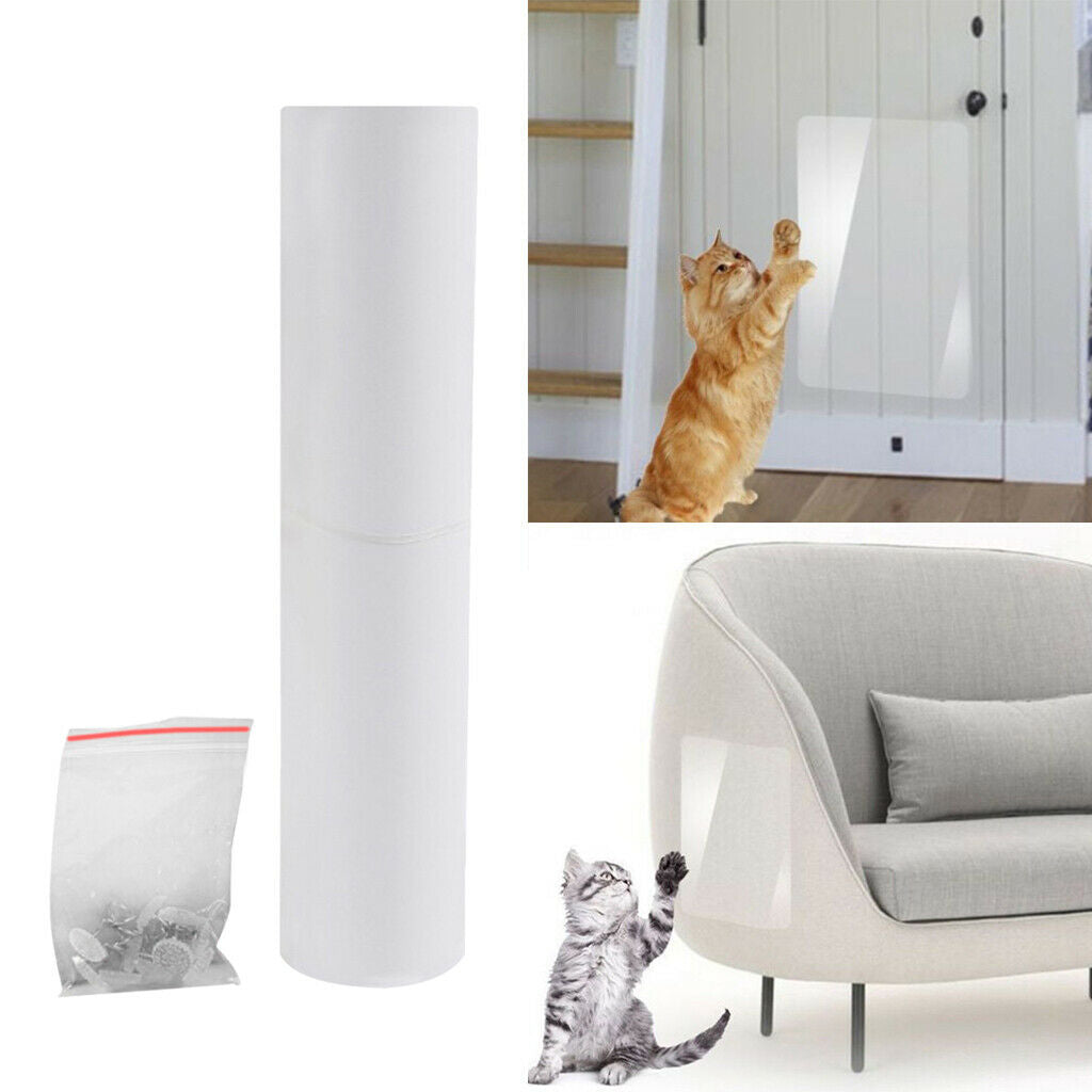 Cat Scratch Deterrent Tape Carprt Sofa Protector Training Tape 15x48cm 4Pcs
