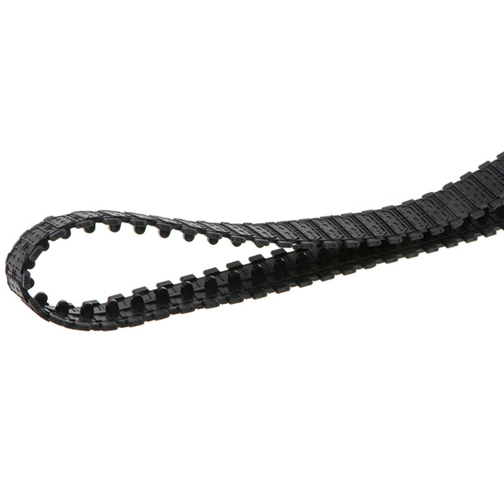 2 Pairs Of 66cm Rubber Tank Track For DIY Robot Replacement