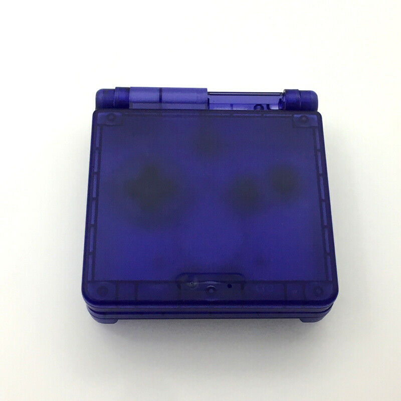 Clear Royal Blue Shell Housing Case Cover For Nintendo Gameboy Advance SP GBA SP