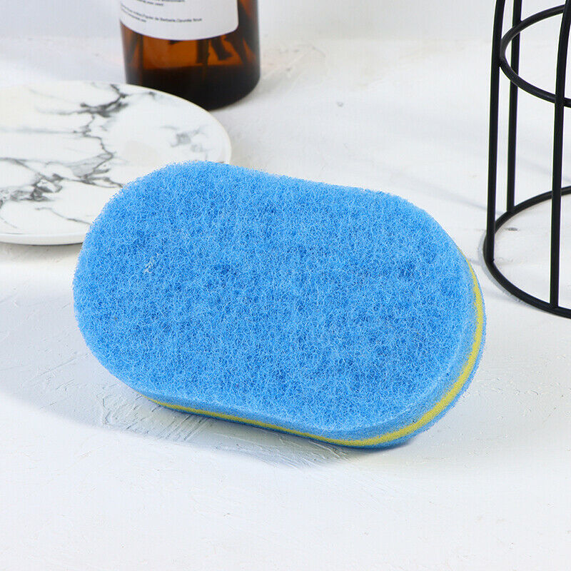 Bathroom Kitchen Glass Wall Cleaning Brush Plastic Handle Sponge Cleaning ToFCA
