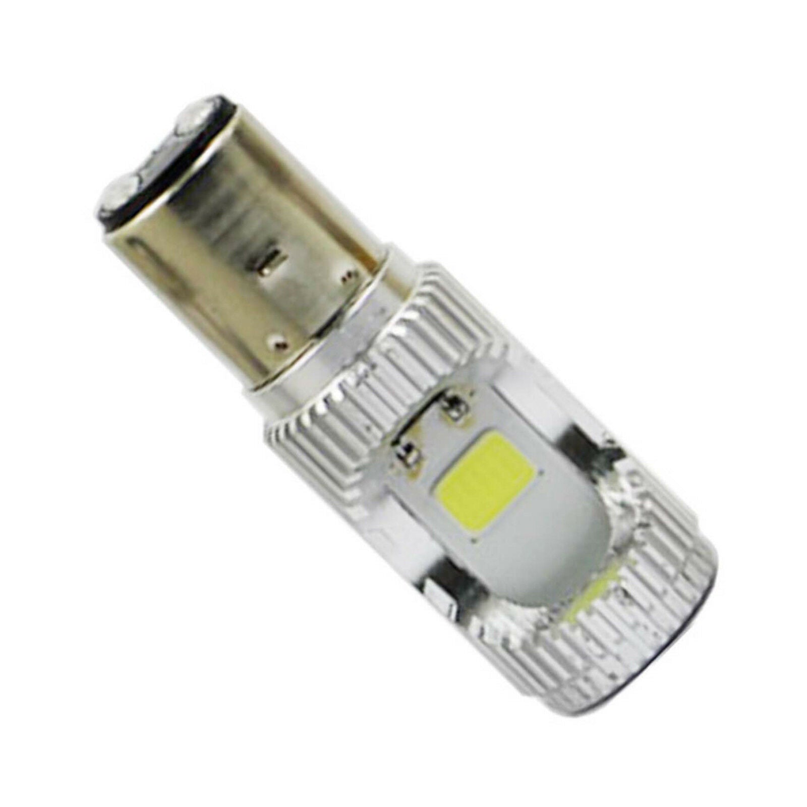 1* H6 BA20D DC12V 24V 36V LED Motor Moped/Scooter/ATV Headlight Bulb Light H/L
