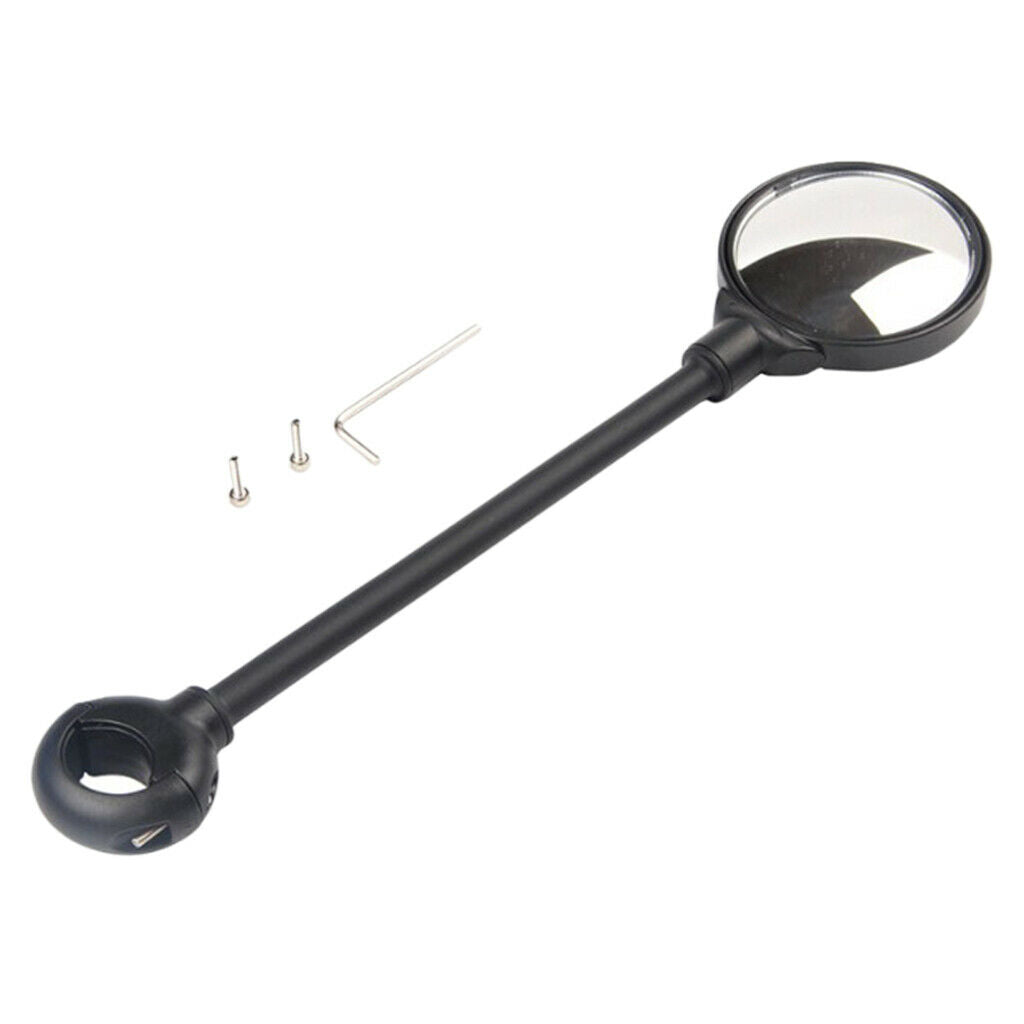 Adjustable Rotatable Cycling MTB Bike Handlebar Rearview Mirror, Cycling Safety