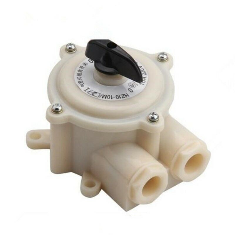 1PCS Change Over Switch 4 Pitch Number 380V 10A two power and circuit transfer