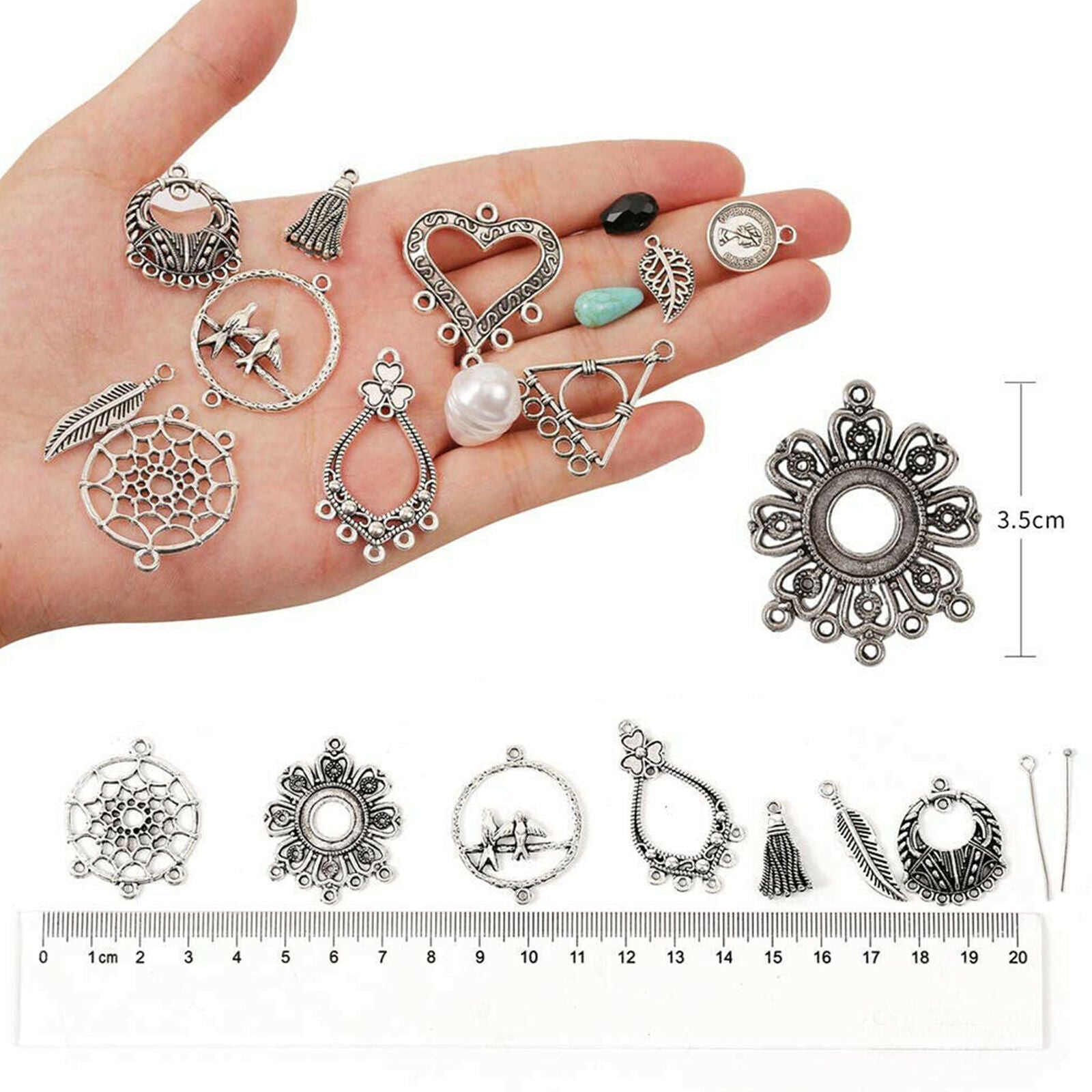 Jewellery Making Findings Kit DIY Earring Bracelet Necklace Making Tool for Gift