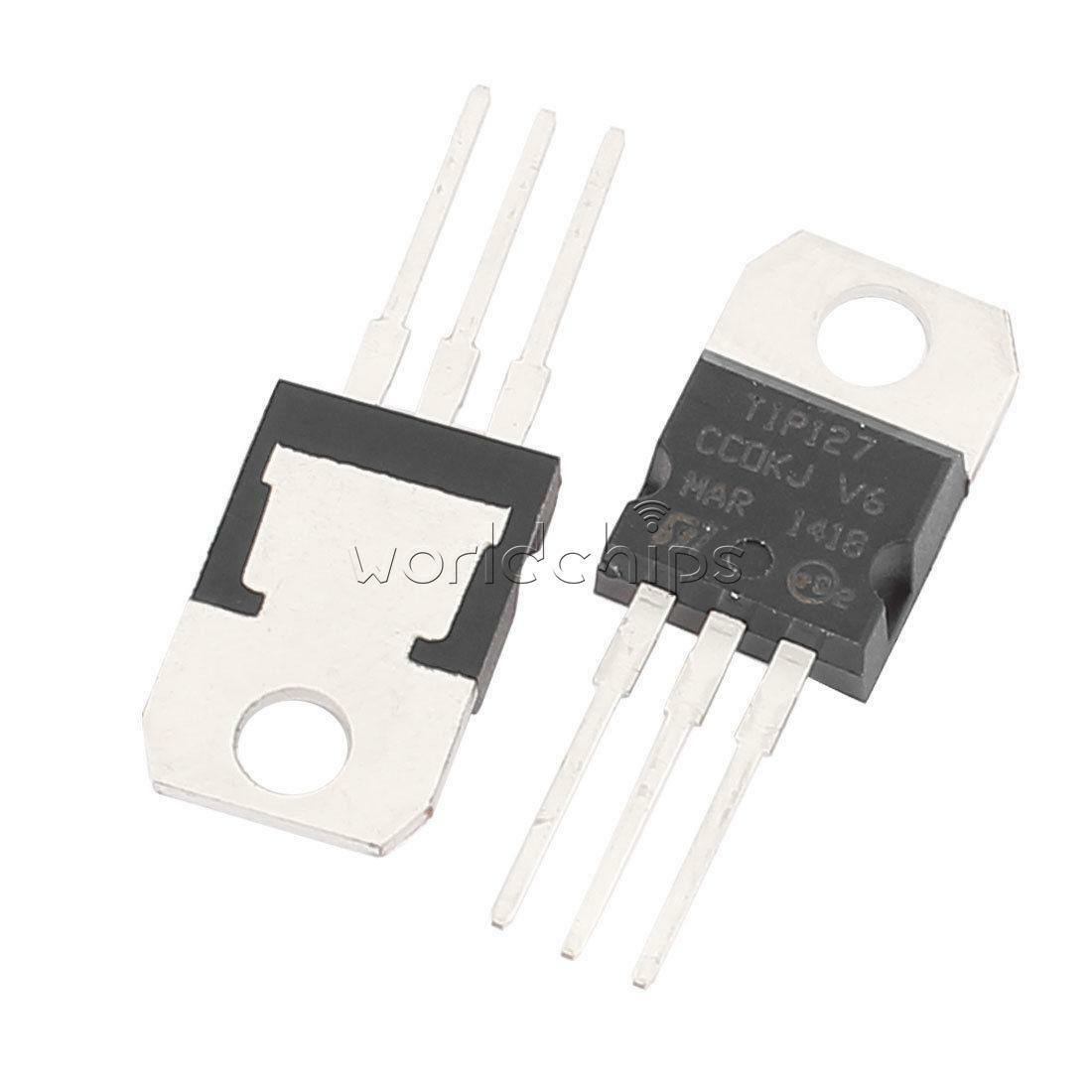 10PCS 100V 5A TIP127 TO-220 Transistor Complementary PNP