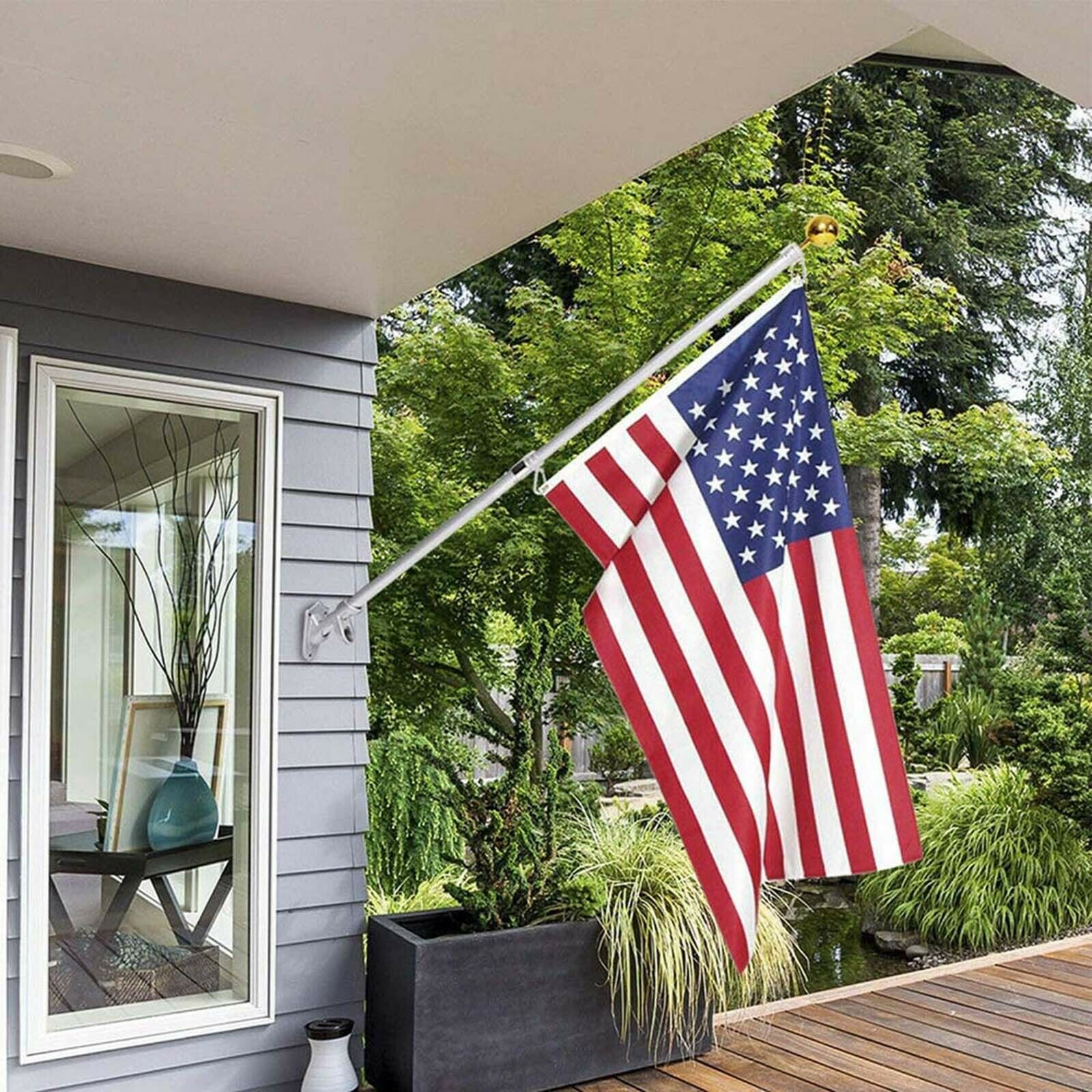 Aluminum Alloy Flag Pole Rings Clip for 1 inch Dia. Mounting Attachments